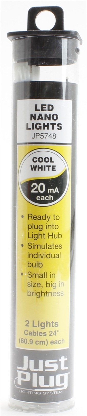 Cool white LED nano lights for Just Plug lighting system