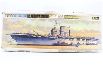 Water Line Series U.S. Aircraft Carrier USS Saratoga CV-3 1942-1945
