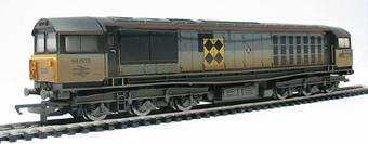 Class 58 58003 "Markham Colliery" in Railfreight coal sector livery