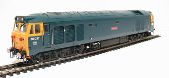 Class 50 50037 "Illustrious" in early BR blue 