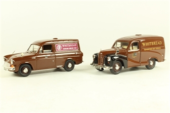 Whitbread Service Vans of the 50s and 60s - 2 Van set