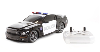 Ford Mustang GT police car with flashing lights (remote control)