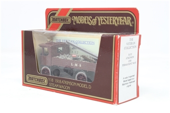 Matchbox Y18 1918 Atkinson Model D LMS
