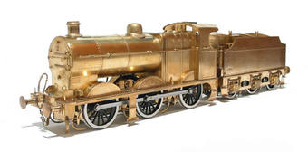 Fowler 4F 0-6-0 & tender loco in unpainted brass (Brassworks Range)