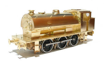 J94 Austerity 0-6-0 saddle tank loco with high bunker in unpainted brass (Brassworks Range)