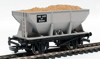12 Ton hopper wagon in BR grey with sand load