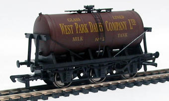 6 wheel milk tank wagon 2 "West Park Dairy"