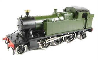 Class 45xx 2-6-2T in plain green - unlettered