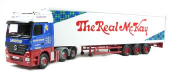 Mercedes Benz Actros Fridge Trailer in 'The Real McKay ' livery of Moray Firth, Scotland