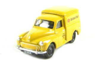 Morris Minor Van in British Rail yellow