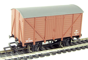 12 ton ventilated van in brown livery (unboxed)