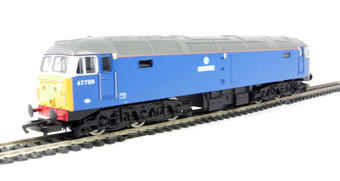 Class 47 Diesel 47709 'Dionysos' in FM Rail Blue Charter Train Livery