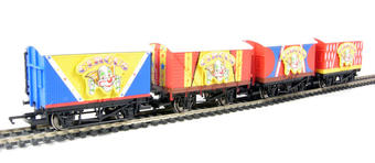 Circus vans (unboxed) - Pack of 4 (Thomas the Tank range)