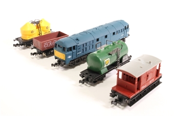 Freight train set including Class 31 and 4 wagons