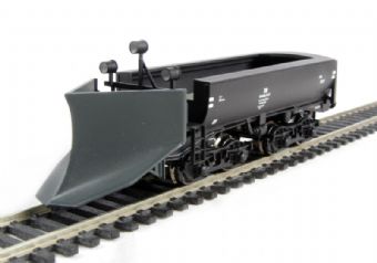 Loco tender with snowplough of the German DB in black livery - Epoch 3