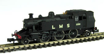 Class Ivatt 2-6-2 loco 1200 in LMS black - Without push-pull equipment