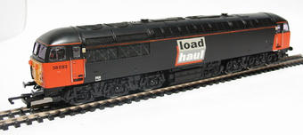 Class 56 56083 in Loadhaul black & orange