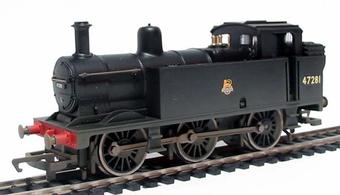 Class 3F Jinty 0-6-0T 47281 in BR Black - weathered