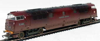Class 52 D1009 "Western Invader" in BR Maroon (weathered)