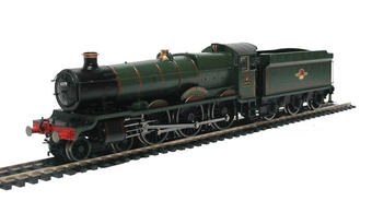 Grange Class 4-6-0 6879 "Overton Grange" in BR Green with late crest