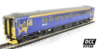 Class 153 single car DMU 153359 in North West Trains blue with Northern branding livery (2000-2008). (DCC Fitted)