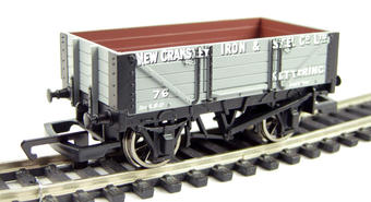4 plank open wagon 76 "New Cramsley Iron & Steel" in grey 