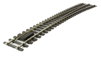 Right hand O gauge curved turnout