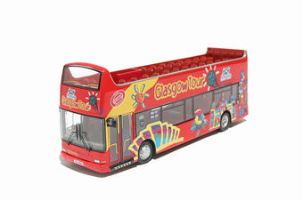 Open top Dennis Trident/Plaxton President d/deck bus "Glasgow city sight seeing tour"