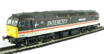Class 47/8 47844 "Derby & Derbyshire Chamber of Commerce and Industry" in Intercity Swallow livery