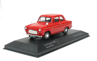 Ford Popular 100E in sunset red