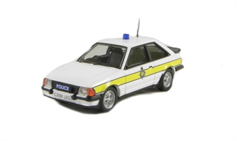 Ford Escort XR3i in Cambridgeshire Police livery