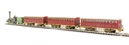 Pegasus Train set with 4-2-0 steam loco & tender & 3 historical passenger cars