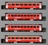 RhB EW1 Red 4 Coach Add on Set