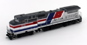 Dash 8-32BWH Phase V GE 512 of Amtrak (Pepsi can)