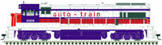 U36B GE 4009 of the Auto Train - digital sound fitted