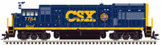 U36B GE 7764 of CSX - digital sound fitted