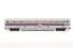 Corrugated passenger cars of Amtrak - red, white, blue and aluminum 10-Car Set