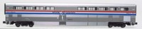 Superliner of Amtrak - silver with red, white & blue stripes 4-Car Set