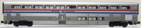 Superliner coach of Amtrak - aluminium, red, white, blue 34025