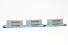 Articulated well MAXI-I container car of Maersk - blue with black lettering 100008