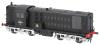 NBL diesel prototype 10800 in BR black with silver bogies - post 1954 condition