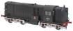 NBL diesel prototype 10800 in BR black with silver bogies - post 1954 condition - weathered