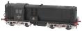 NBL diesel prototype 10800 in BR black with silver bogies - post 1954 condition - weathered
