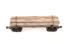 Skeleton 40' log car - undecorated - black