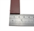 3 Steel Plates - Red Anti Rust Paint.
