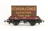 1-Plank Lowfit wagon in NE brown 221104 and "H. Timson & Sons" container load
