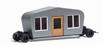 Telescoping Aluminum Building Transport Trailer with Building Kit (d)