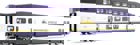 HO BiLevel Commuter Car - West Coast Express (Vancouver)