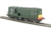 Class 15 D8219 in BR green with small yellow ends.