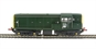 Class 15 D8229 in BR plain green livery with full yellow ends.